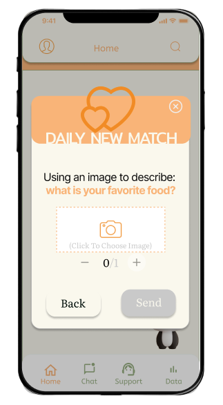Daily conversation prompts screen