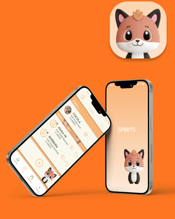 Spirits App Mockup