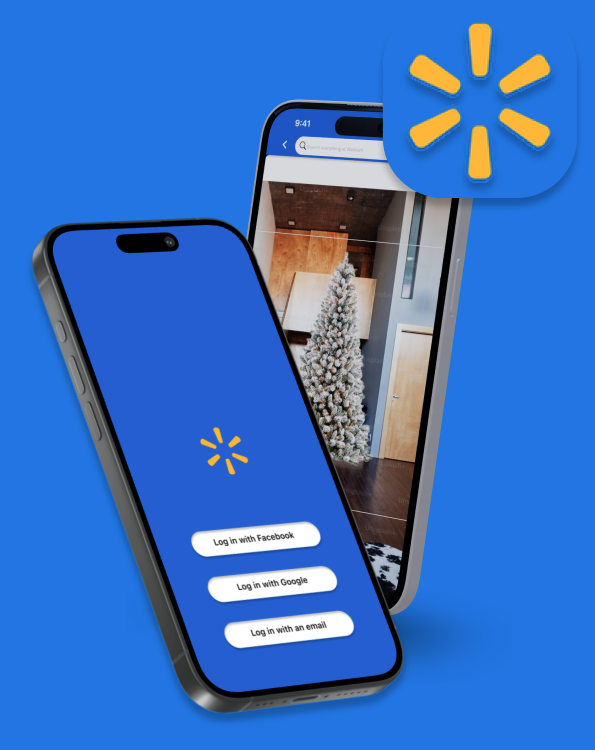 Walmart AR App Mockup